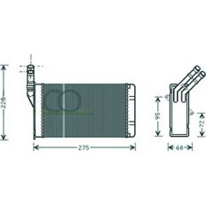 Scambiatore di calore per CITROEN BERLINGO dal 1996 al 2002