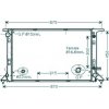 Radiatore acqua per AUDI Q5 dal 2008 al 2012
