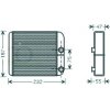 Scambiatore di calore per MITSUBISHI L200 dal 1996 al 2001