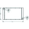 Radiatore acqua per BMW 5 E60 dal 2003 al 2007