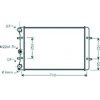 Radiatore acqua per AUDI A3 dal 1996 al 2000