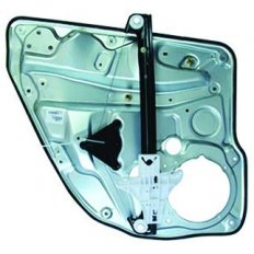 Meccanismo alzacristallo posteriore con pannello per VOLKSWAGEN GOLF  IV dal 1997 al 2003 lato sinistro guidatore