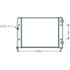 Radiatore acqua per VOLKSWAGEN PASSAT dal 1993 al 1996