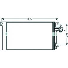 Condensatore per VOLKSWAGEN TRANSPORTER T5 dal 2003 al 2009