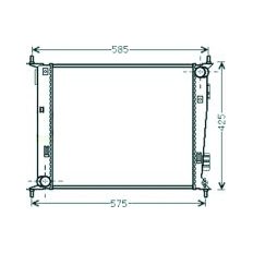 Radiatore acqua per KIA SOUL dal 2012 al 2014