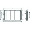 Radiatore acqua per RENAULT MASTER dal 2003 al 2010