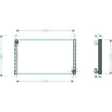 Condensatore per FIAT BRAVO dal 1995 al 2001