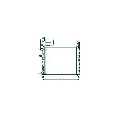 Radiatore acqua per FIAT TIPO dal 1988 al 1995 Codice OEM 7632019