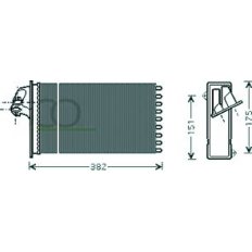 Scambiatore di calore per MERCEDES-BENZ VIANO dal 1996 al 2003