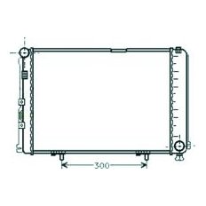 Radiatore acqua per MERCEDES-BENZ E dal 1993 al 1995