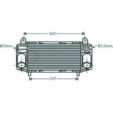 Intercooler per AUDI A2 dal 2000 al 2005