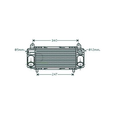 Intercooler per AUDI A2 dal 2000 al 2005 Codice OEM 8Z0145804