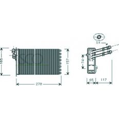 Scambiatore di calore per AUDI A3 dal 1996 al 2000