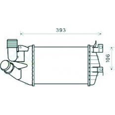 Intercooler per OPEL ZAFIRA dal 2008 al 2011