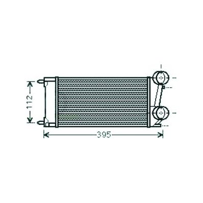 Intercooler per PEUGEOT 3008 dal 2009 al 2013 Codice OEM 384N9