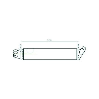 Intercooler per DACIA DUSTER dal 2010 al 2013 Codice OEM 8200409045