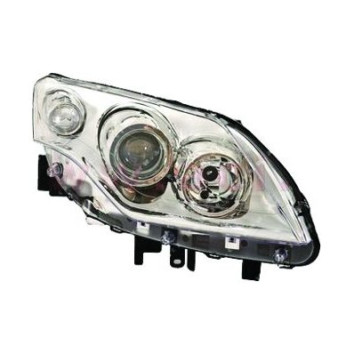 Proiettore cromato per RENAULT LAGUNA dal 2007 al 2010 lato destro passeggero Codice OEM 260100038R