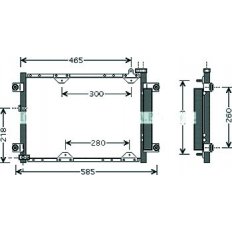 Condensatore per SUZUKI GRAND VITARA dal 1998 al 2005