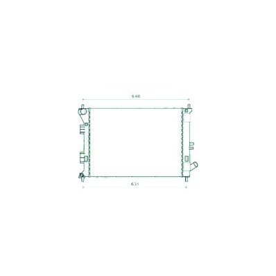 Radiatore acqua per KIA SOUL dal 2012 al 2014 Codice OEM 253103X011