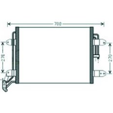 Condensatore per VOLKSWAGEN TIGUAN dal 2007 al 2011