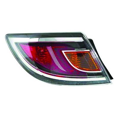 Fanale posteriore esterno rosso berlina led per MAZDA 6 dal 2010 al 2012 lato destro passeggero Codice OEM GDK151150C