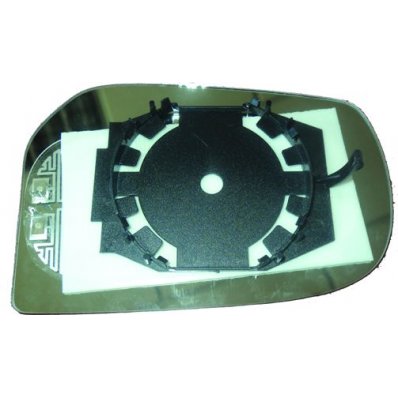 Piastra specchio retrovisore termica 09-09-05-11 per FIAT PUNTO dal 2003 al 2011 lato sinistro guidatore