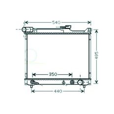Radiatore acqua per SUZUKI GRAND VITARA dal 1998 al 2005