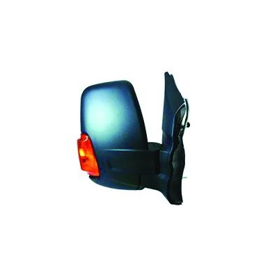 Retrovisore elettrico nero abbattibile braccio corto freccia arancio per FORD TRANSIT dal 2014 lato sinistro guidatore Codice OEM 1855245
(BK3117683RH5J