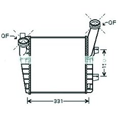 Intercooler per VOLKSWAGEN TOUAREG dal 2002 al 2007