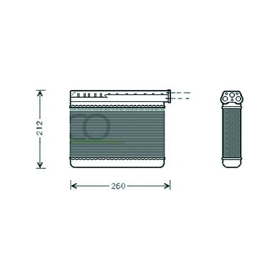 Scambiatore di calore per BMW 5 E39 dal 1995 al 2000 Codice OEM 64111393212