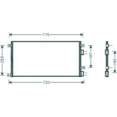 Condensatore per IVECO DAILY dal 2000 al 2006