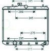 Radiatore acqua per SUZUKI SPLASH dal 2008 al 2012