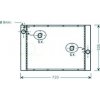 Radiatore acqua per BMW 5 E60 dal 2003 al 2007