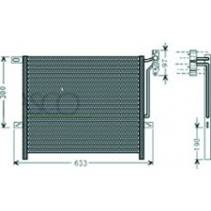 Condensatore per BMW X3 E83 dal 2004 al 2006