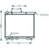 Radiatore acqua per CITROEN C3 dal 2002 al 2005