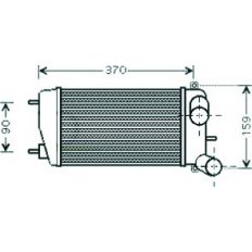 Intercooler per CITROEN C2 dal 2003 al 2008