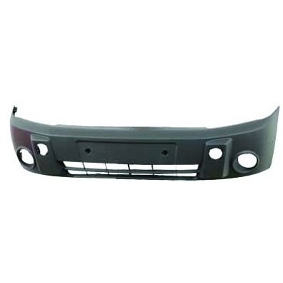 Paraurto anteriore nero con fori fendinebbia per FORD CONNECT dal 2002 al 2006 Codice OEM 4484466