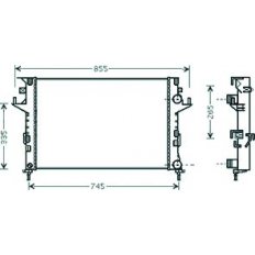 Radiatore acqua per RENAULT CLIO dal 2001 al 2005