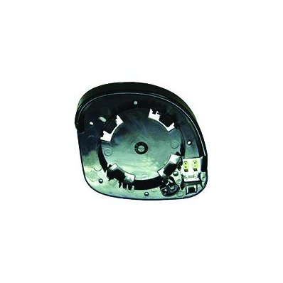 Piastra specchio retrovisore termica 09-08-12-10 per CITROEN C3 dal 2005 al 2009 lato sinistro guidatore