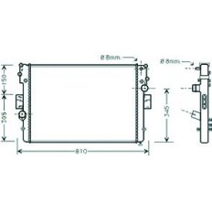 Radiatore acqua per IVECO DAILY dal 2000 al 2006