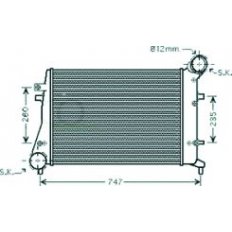 Intercooler per AUDI A3 dal 2003 al 2005