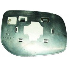 Piastra specchio retrovisore termica per TOYOTA AURIS dal 2007 al 2010 lato sinistro guidatore