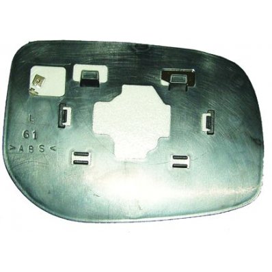 Piastra specchio retrovisore termica per TOYOTA AURIS dal 2007 al 2010 lato sinistro guidatore Codice OEM 8790902700