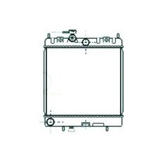 Radiatore acqua per NISSAN MICRA K11 dal 1992 al 1998