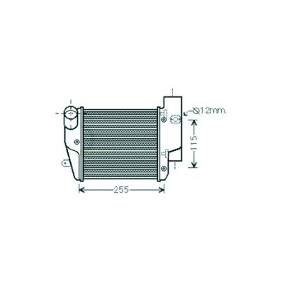 Intercooler per AUDI A6 dal 2004 al 2008 Codice OEM 4F0145805AF