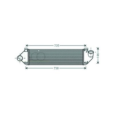 Intercooler per FORD C-MAX dal 2003 al 2007 Codice OEM 1231015