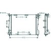 Radiatore acqua per RENAULT CLIO dal 2005 al 2009