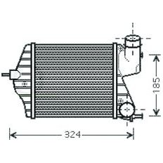 Intercooler per FIAT IDEA dal 2003 al 2012