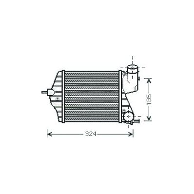 Intercooler per FIAT IDEA dal 2003 al 2012 Codice OEM 46831804