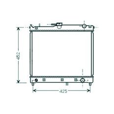 Radiatore acqua per SUZUKI JIMNY dal 2004 al 2012